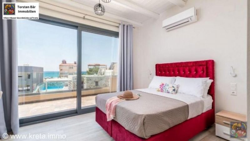 Kokkinos Pirgos Kreta, Kokkinos Pirgos 3 luxuriöse Villen mit Pool mit Meerblick Haus kaufen